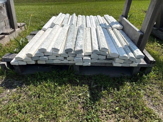 122 Pallet of Marble Moulding- 2.25"w x 23.5"l