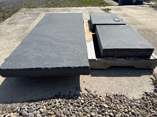 125 21.5" x 54" Bluestone Bench