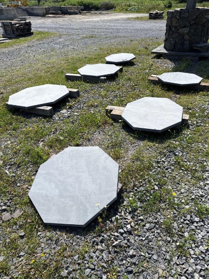 127 6 Cut Octagon Bluestone Pieces
