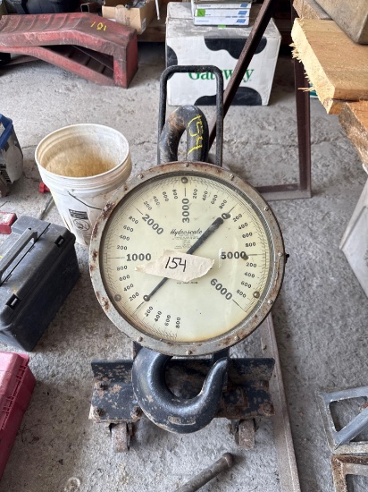 154 Hydro Scale 6000lb Crane Scale