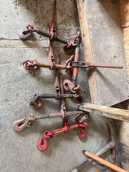 172 6- 3/8" Ratchet Chain Binders, 1 Snap Binder