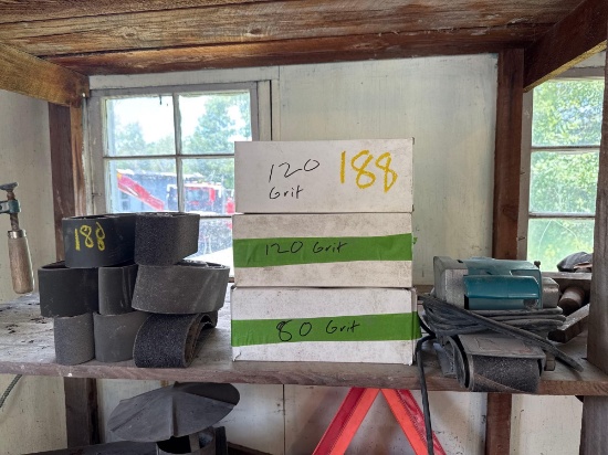 188 Makita Belt Sander & Sand Paper