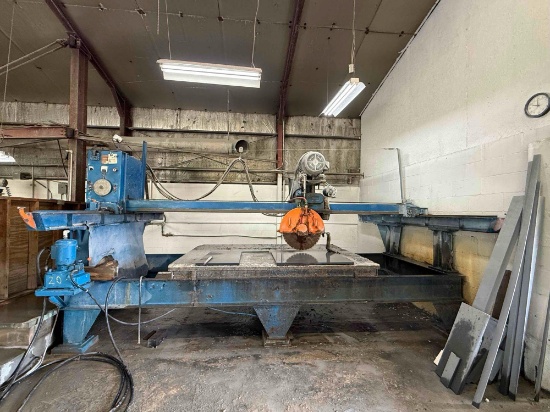 20 1965 Tysaman/Sawing Systems Stone Table Saw