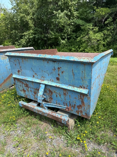 201 Forklift Self Dumping Hopper 54"w x 60"l