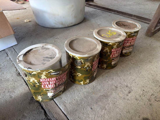 216 4 Gallons of Military Vehicle and Recreation Paint