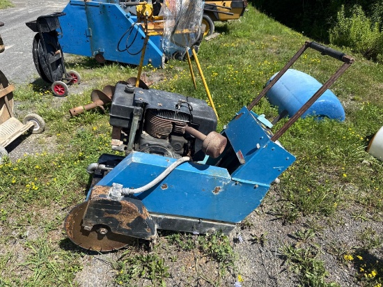 34 Target Pac III Walk Behind Saw SN 8678-B