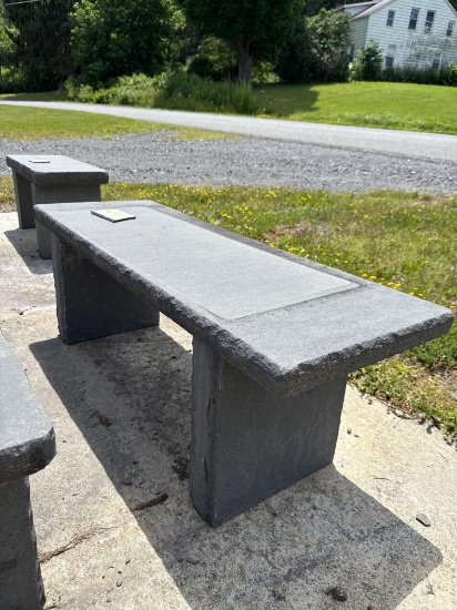 64 48" Rough Sided Bluestone Bench