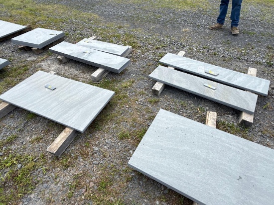 78 5 Cut Bluestone Pieces