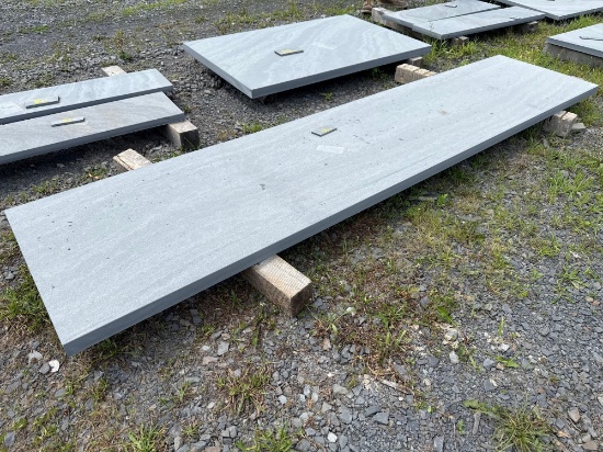 79 2- 2Inch Thickness Cut Bluestone Pieces, 1 25inx115in, 1 56inx36in -One Money