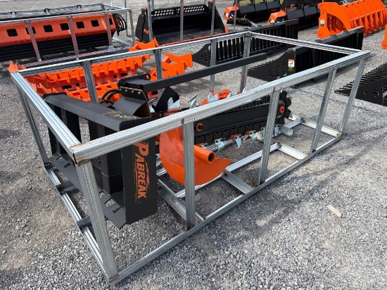 2010 PABREAK 84" Skid Steer Trencher