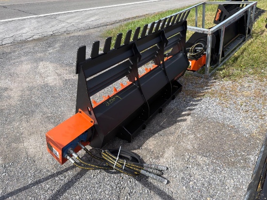 2024 PABREAK Skid Steer Power Rake Land Leveler