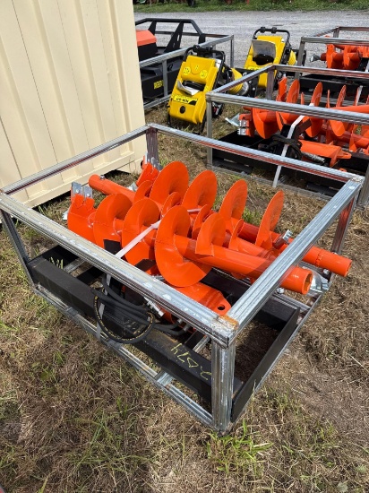 2074 PABREAK Post Hole Digger w/3 Augers