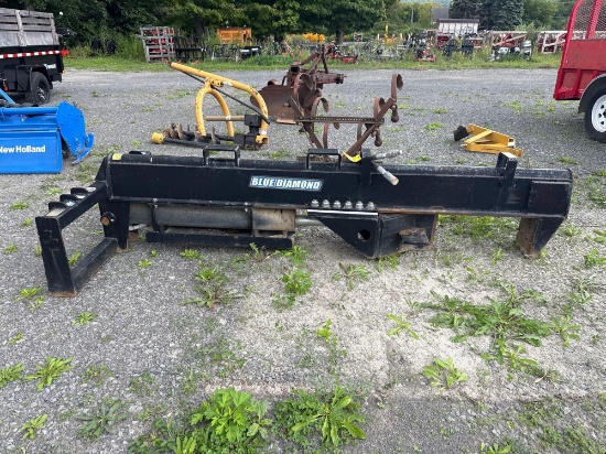 4452 Blue Diamond Log Splitter Skid Steer Attachment