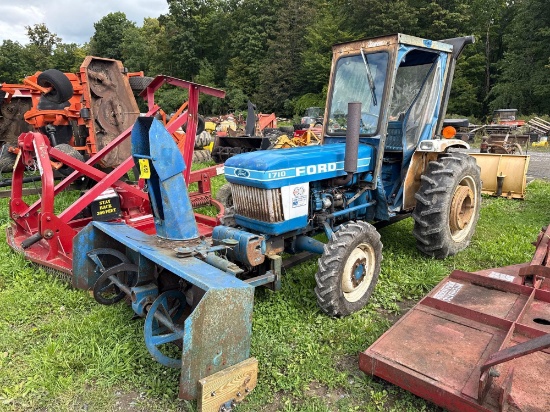 4750 Ford 1710 Tractor with Snow Blower