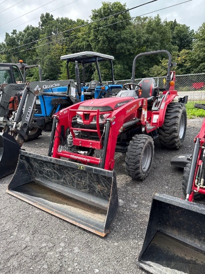 7703 Mahindra 1626 Tractor with Loader & Backhoe