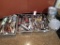 Large lot of smallwares - laddles - spoons - knives -
