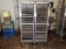 (2) 20-tier pan transfer carts w/(40) full size pans