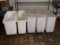 (3) Silite 27gal. ingredient bins w/lids and (2) others without lids