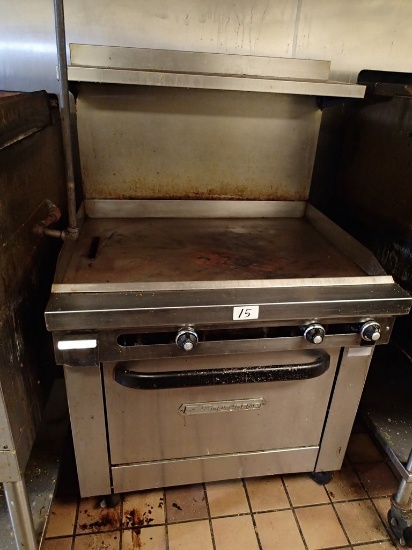 Southbend grill/oven - 36in x 24in grill top - natural gas