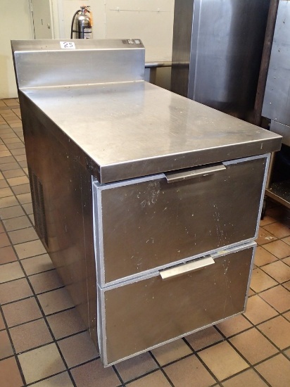 Wasserstrom CBR-2 work table w/2-drawer refrigerated storage
