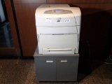 HP Color Laser Jet 5550dn - w/stand on casters