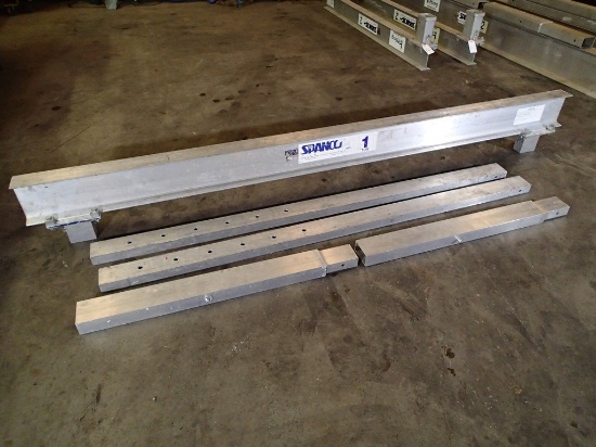 Spanco aluminum gantry beam - 10ft L - 1 ton capacity
