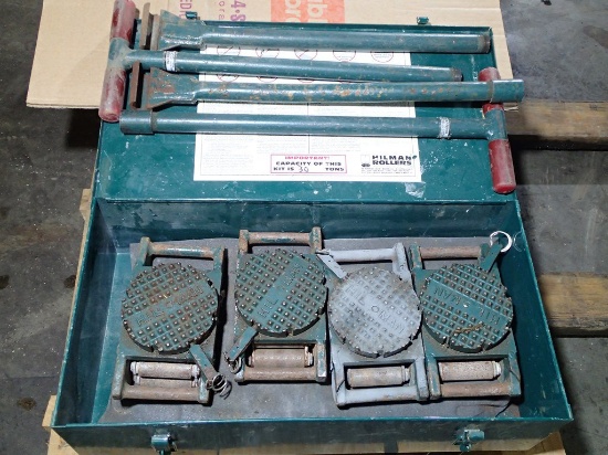 Hilman Rollers machinery skates - Kit capacity 30 tons