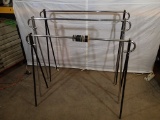 (3) A-frame garment racks