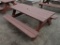 Picnic table - wood - 6ft