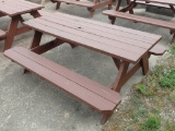 Picnic table - wood - 6ft