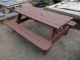 Picnic table - wood - 6ft