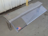 Sneeze guard - 57 3/4in L - stainless w/plexiglass guards