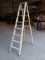 Green Bull 8ft fiberglass step ladder