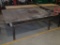 HD steel work table - 96in L x 72in D x 1in thick top