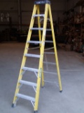 Green Bull 8ft fiberglass step ladder