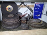 Lot of abrasive blades - saw blades - grinder wheels