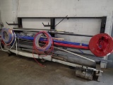 Contents of cantilever rack - PEX pipe & tubing & other pipe