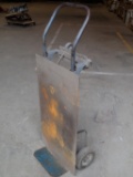2-way hand truck w/steel plate attached