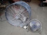 40in drum fan and 18in floor fan