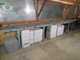 (1) Section of roller conveyor - 14ft 11in L