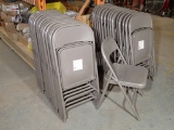 (29) Metal folding chairs