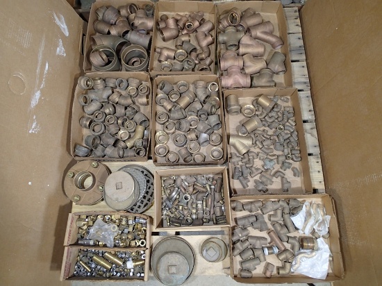 Brass fittings - contents of pallet