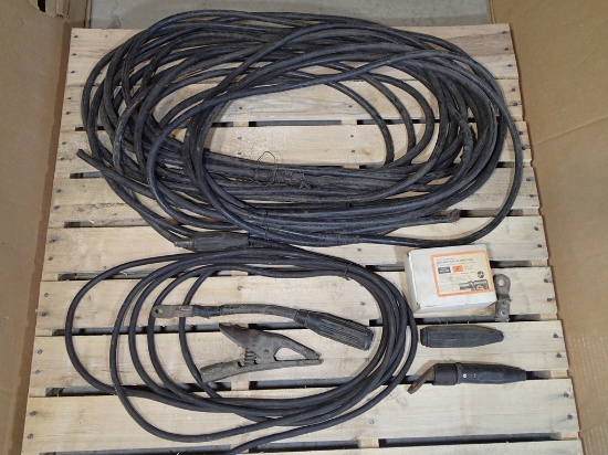 Welding leads & lugs - contents of pallet