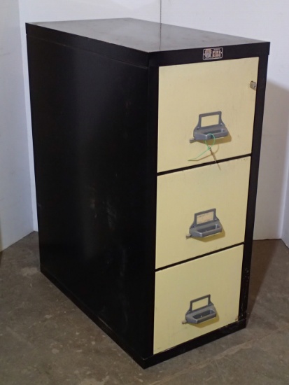 Fire King fireproof filing cabinet - 3 drawer - letter size