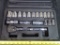 Stanley 1/2in drive socket set - SAE - 1/8in - 1in