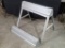 (2) metal saw horses w/folding legs - 31in L