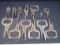 (13) various welding clamps and vise grip pliers