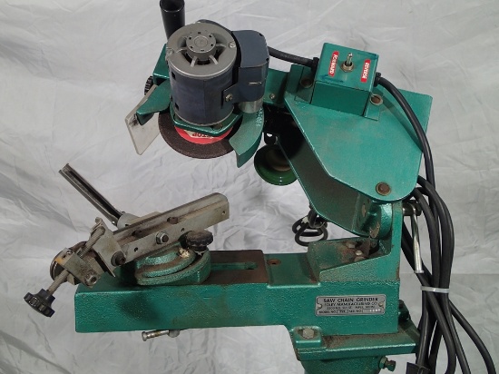 Foley Mfg. 394 chainsaw sharpener w/pedestal