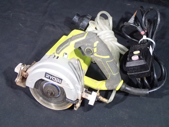 Ryobi TC401 4in wet/dry masonry saw