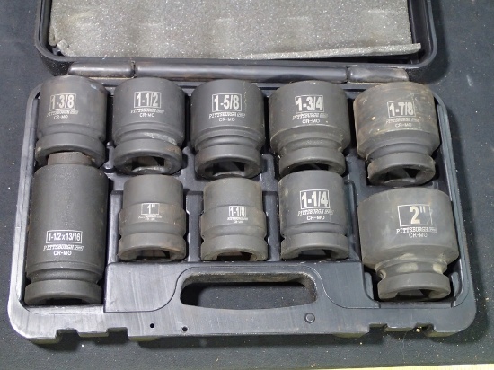 Pittsburgh 1in drive impact sockets - SAE - 1in - 2in